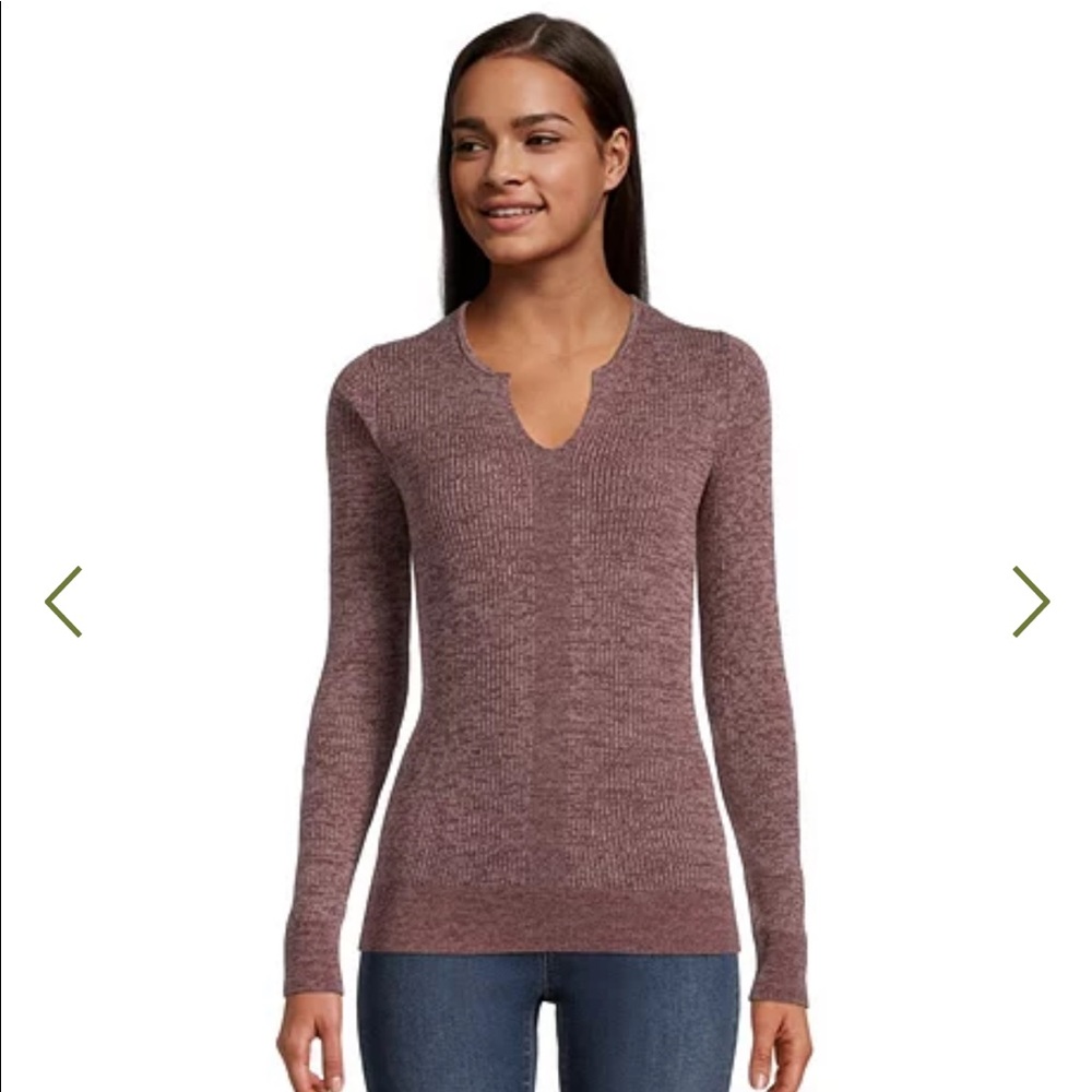 Denver Hayes Burgundy Sweater